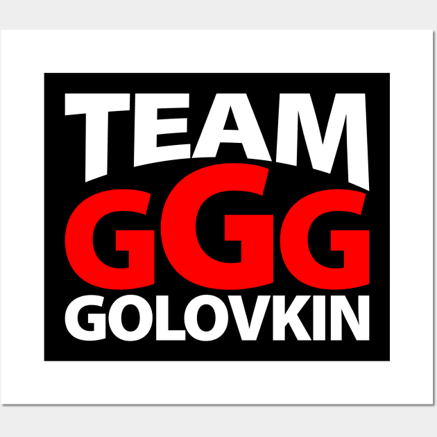 Team GGG Golovkin Wall Art by cagerepubliq